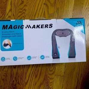 Magic Maker Shiatsu Back Shoulder And Neck Massager with heat